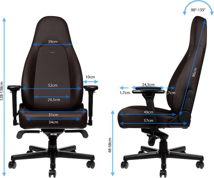 Actual product image noblechairs ICON Gaming Chair - Java Edition