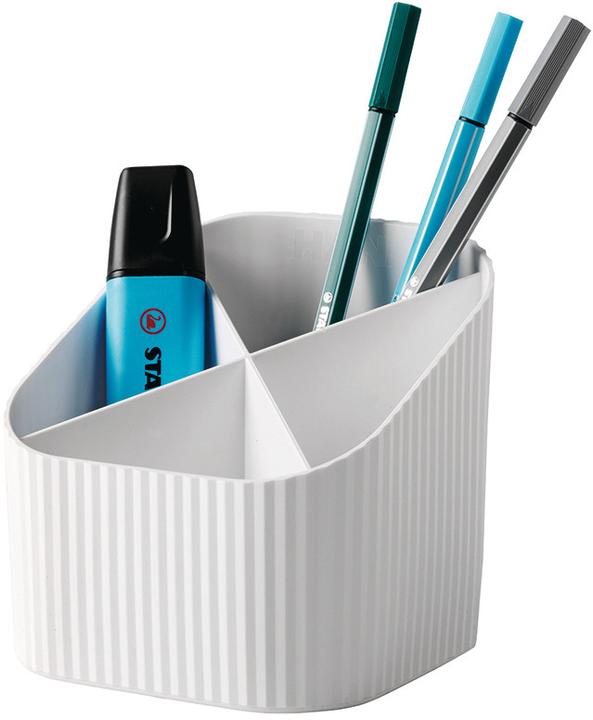 Image du produit Han Porte-crayons Re-X-LOOP, blanc 4 compartiments, 100% éco-plastique recyclé