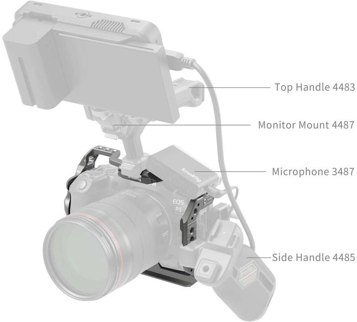 Produktbild SmallRig 4977 HawkLock Quick Release Cage for Canon EOS R5 Mark II (Cage)