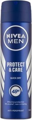 Actual product image NIVEA Men Protect & Care 48h Antiperspirant - Antiperspirant for men - 150ml (Spray, 150 ml)
