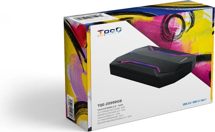 Produktbild Tooq Technology CAJA EXTERNA GAMING 2,5" SATA USB 3.1 GEN1 RGB (2.5")