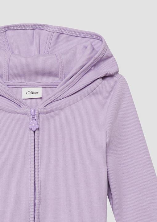 Produktbild s.Oliver Gerippte Jacke mit Kapuze (104, 110)