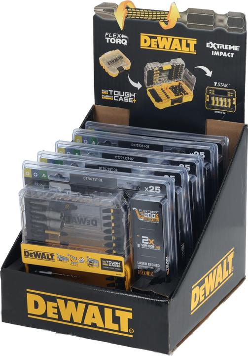 Actual product image DeWalt Schraubendreherbitsatz (Hexagon socket TX)