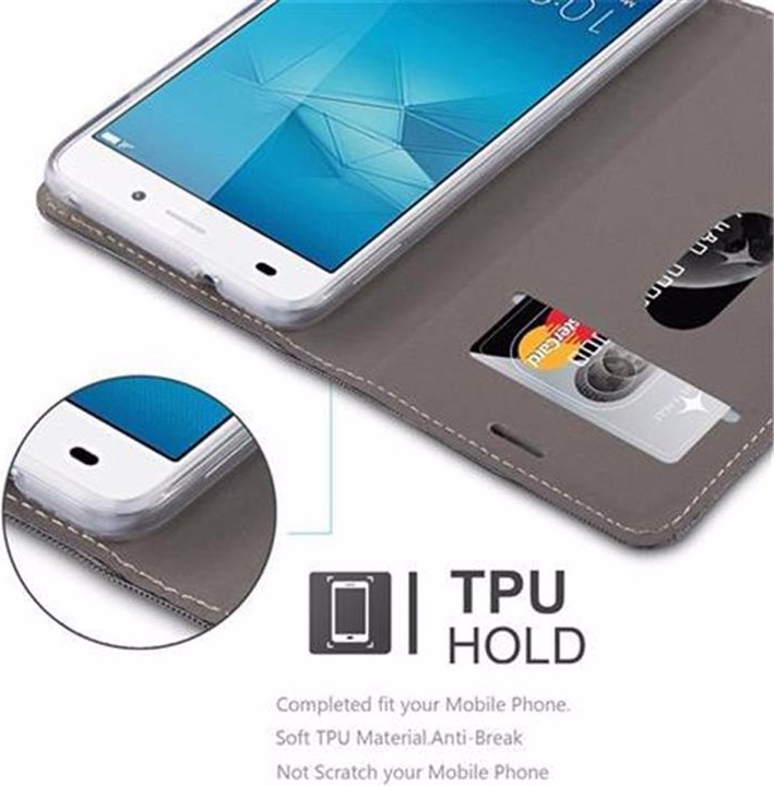 Produktbild Cadorabo Book Jeans Optik Cover (Honor 5C)