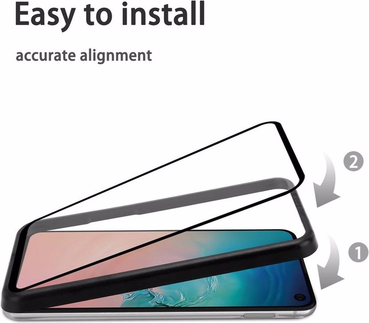 Produktbild Cadorabo Vollbild Displayschutzglas mit Einbauhilfe (3 Stück, Samsung Galaxy S10e)