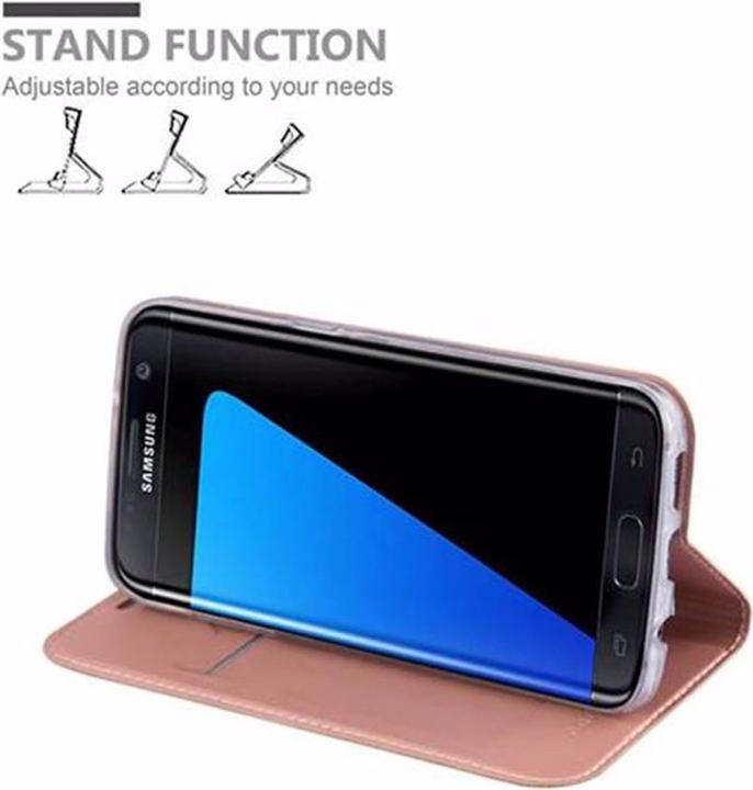 Produktbild Cadorabo Book Classy Style Cover (Samsung Galaxy S7 Edge)