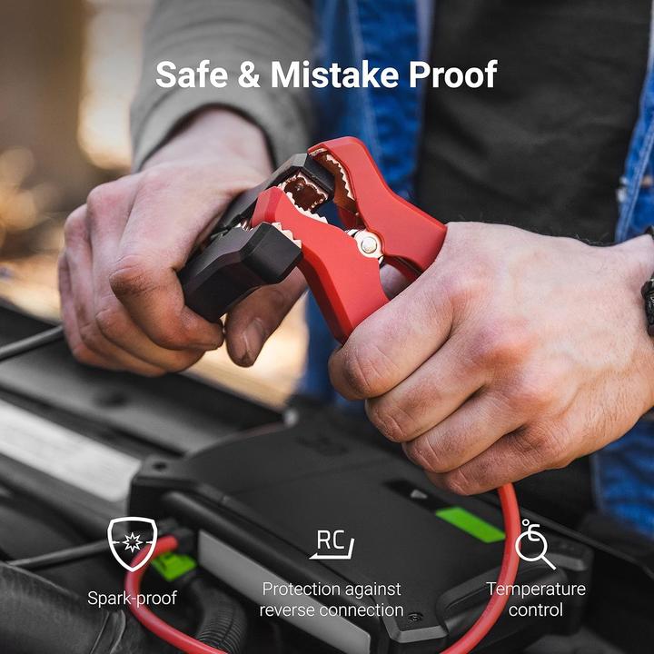 Actual product image GreenCell Charger and jump starter power bank (16000 mAh, 80 W, 59.20 Wh)