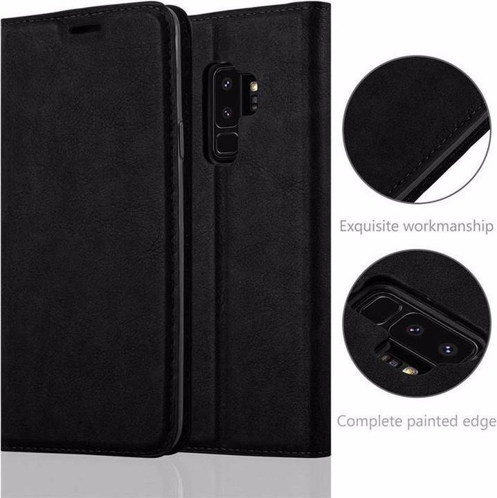 Actual product image Cadorabo Book Invisible Magnet Cover (Samsung Galaxy S9+)