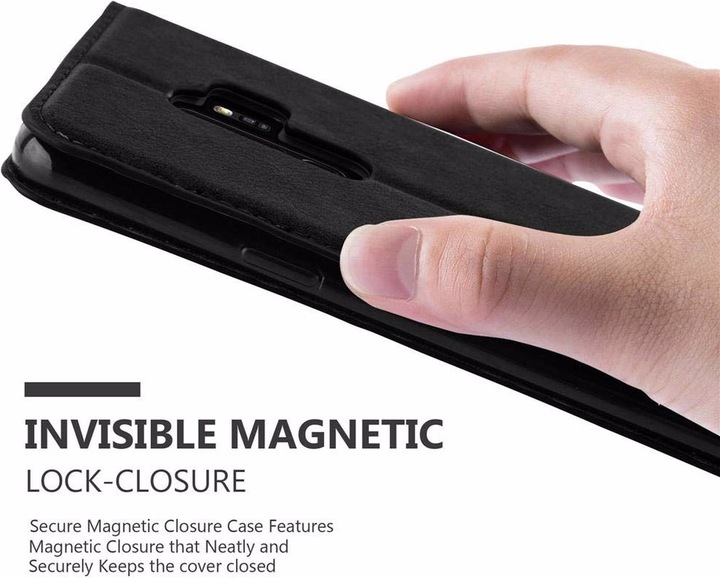 Actual product image Cadorabo Book Invisible Magnet Cover (Samsung Galaxy S9+)