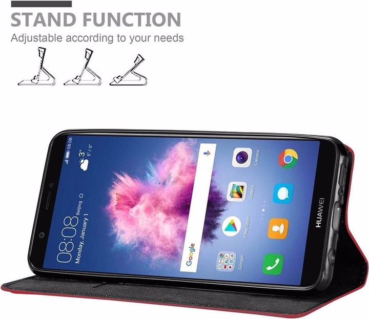 Immagine prodotto Cadorabo Copertina magnetica invisibile del libro (Huawei P Smart)