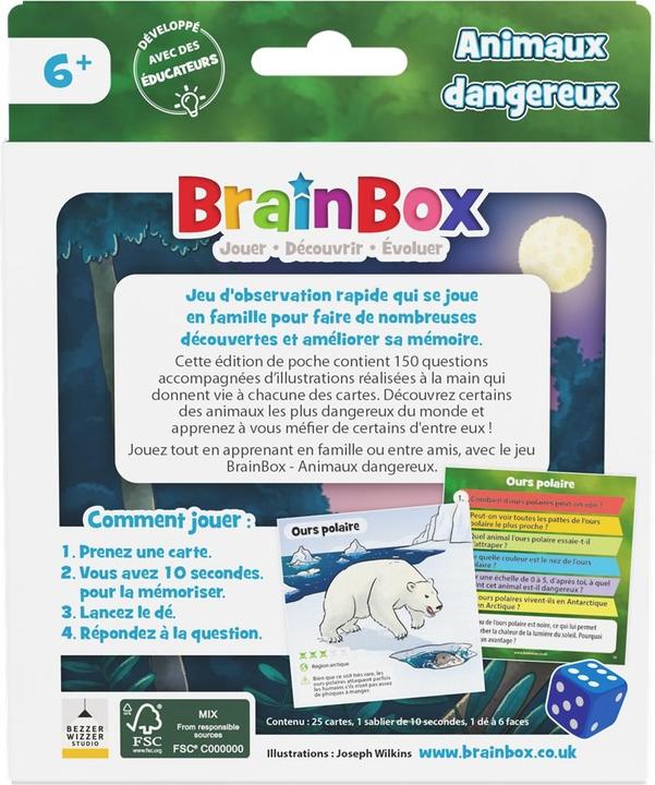 Produktbild Brainbox Pocket - Animaux Dangereux (f) (Französisch)