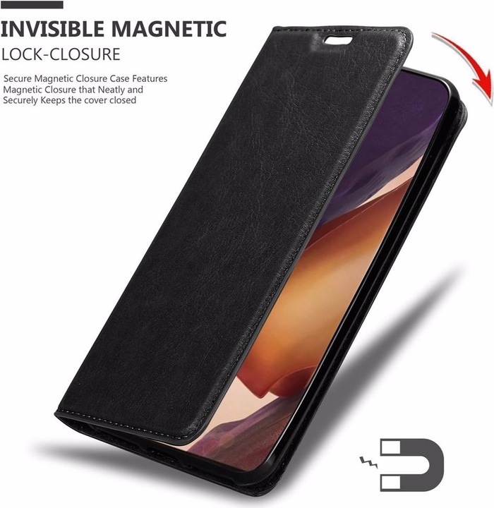 Actual product image Cadorabo Book Invisible Magnet Cover (Samsung Galaxy Note 20 Ultra)