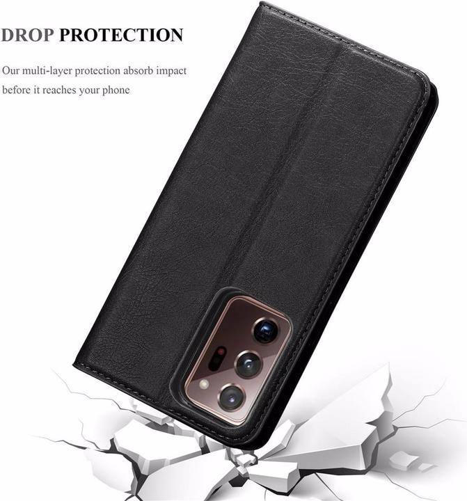 Actual product image Cadorabo Book Invisible Magnet Cover (Samsung Galaxy Note 20 Ultra)