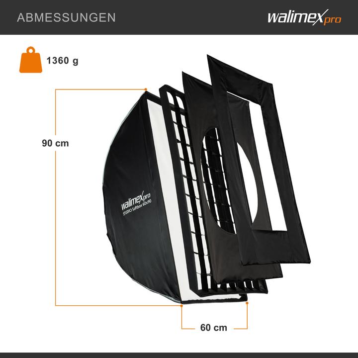 Image du produit Walimex pro Boîte à lumière Studio 60x90 (Boîte à lumière)