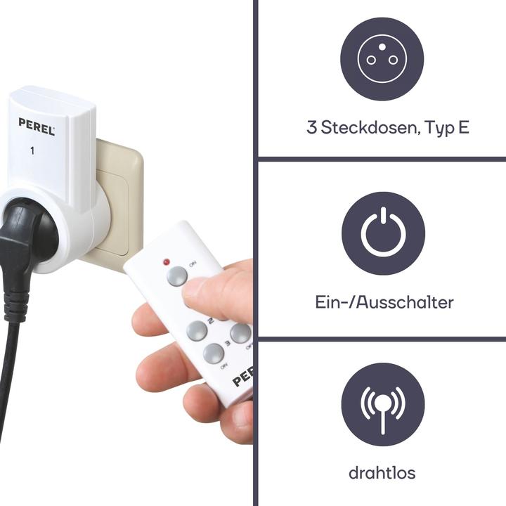 Actual product image Velleman Radio-controlled socket set