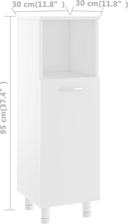 Produktbild vidaXL Badezimmerschrank (30 x 95 x 30 cm)