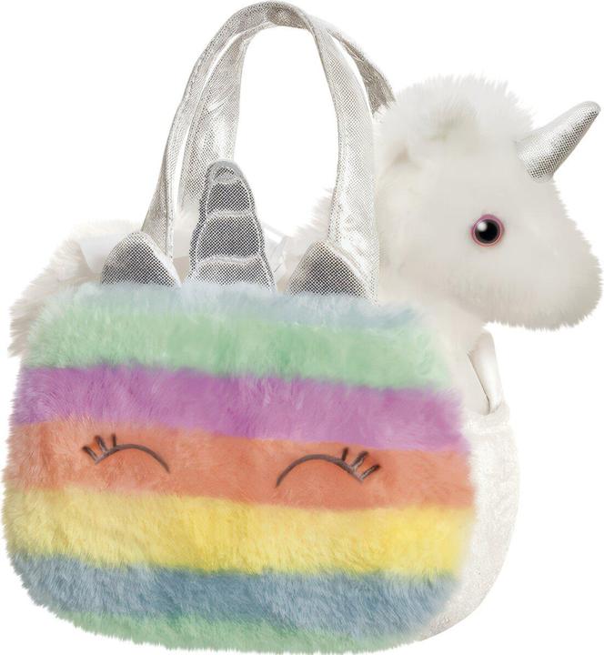 Produktbild Aurora Fancy Regenbogen Einhorn in einer Tragetasche ca. 21 cm - Plüschfigur (20 cm)