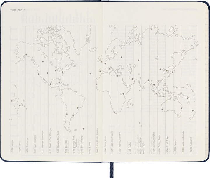 Immagine prodotto Moleskine Agenda tascabile settimanale con copertina rigida (9 x 14 cm, Inglese)