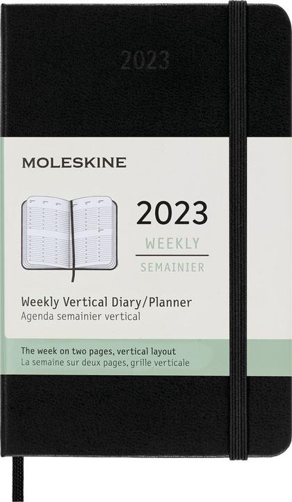 Image du produit Moleskine Agenda de poche Hard Cover Weekly (9 x 14 cm, Anglais)