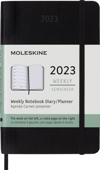Produktbild Moleskine Taschenagenda (9 x 14 cm, 1 Woche / 1 Seite)