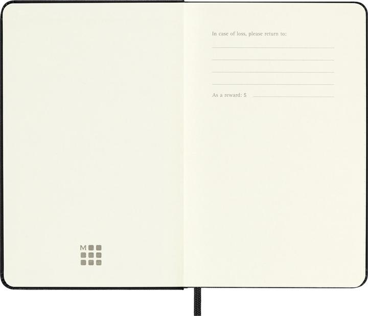 Image du produit Moleskine Agenda de poche Hard Cover Weekly (9 x 14 cm, Anglais)