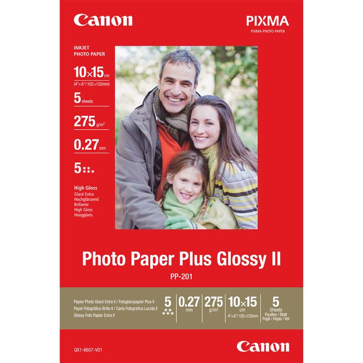 Image du produit Canon Plus II (265 g/m², 10 x 15 cm, 5 x)