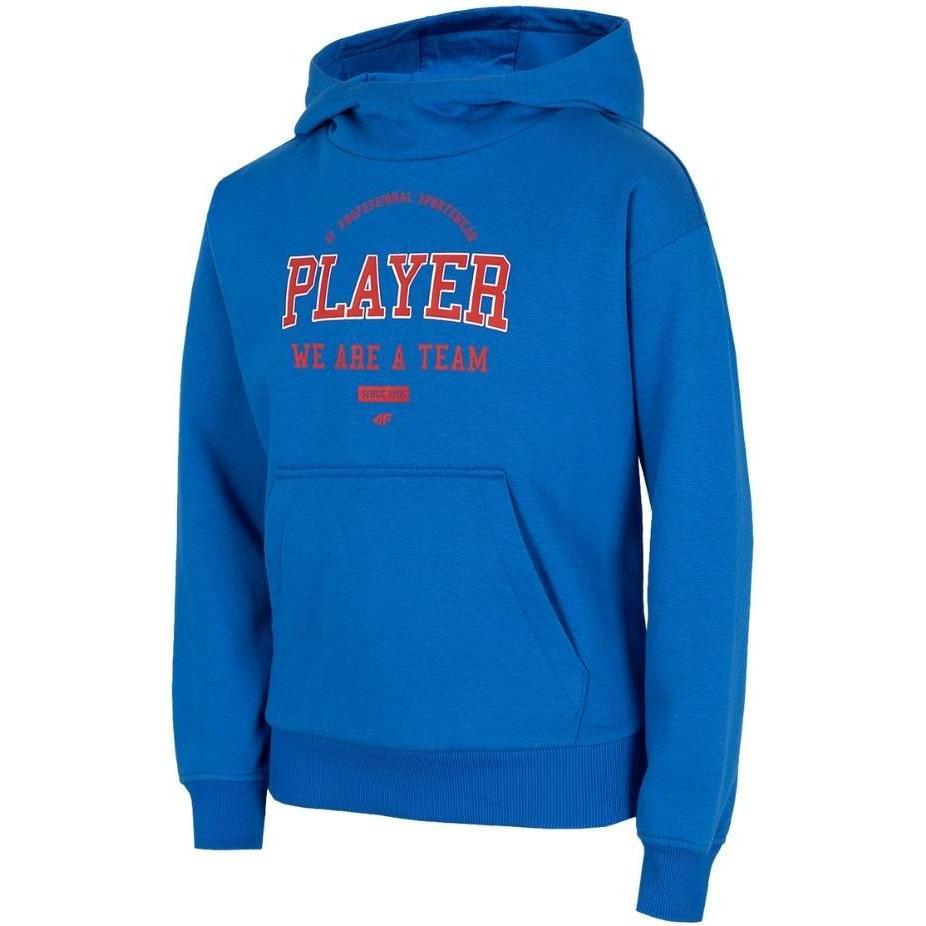 4F, Jungen, Pullover, Bluza dla chłopca kobalt HJZ22 JBLM006 36S 152cm, Blau, (36)
