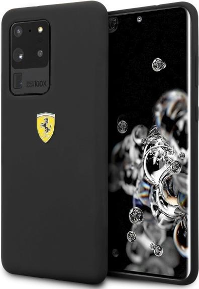 Produktbild Ferrari Hardcase FESSIHCS69BK S20 Ultra G988 black/black Silicone (Samsung Galaxy S20 Ultra)