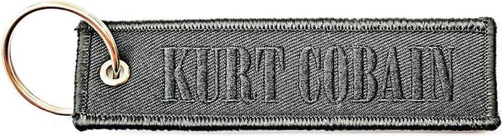 Actual product image Kurt Cobain Double-Sided Logo Keyring