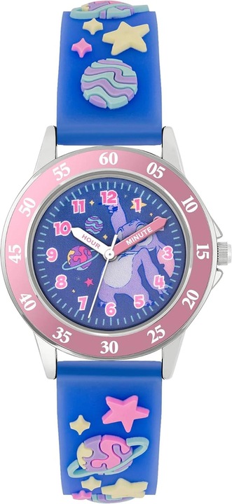 Produktbild Disney Stitch Time Teacher LAS9020 Armbanduhr, analog, Galaxiearmband, Violett, violett, Modern (Analoguhr)