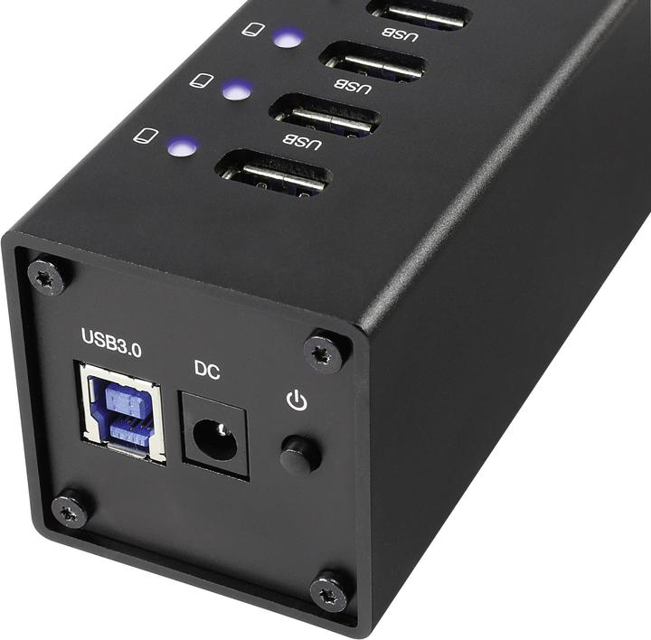 Produktbild Renkforce 10 Port USB 3 Aluminium Hub (USB-B, 10 Ports)