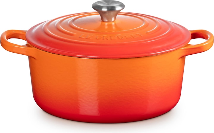 Le Creuset Signature (22 cm, Bräter + Schmortopf, Gusseisen)