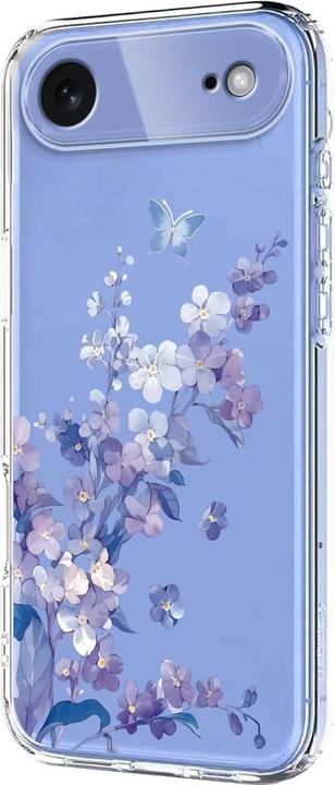 Immagine prodotto Cover-Discount iPhone 17 Air - Silikon Gummi Hülle Blumen (Apple iPhone 17 Pro)