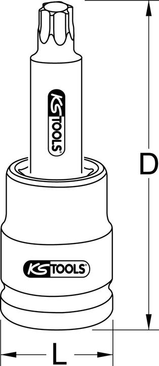 Image du produit KS Tools Douille à embout de force 1" Torx