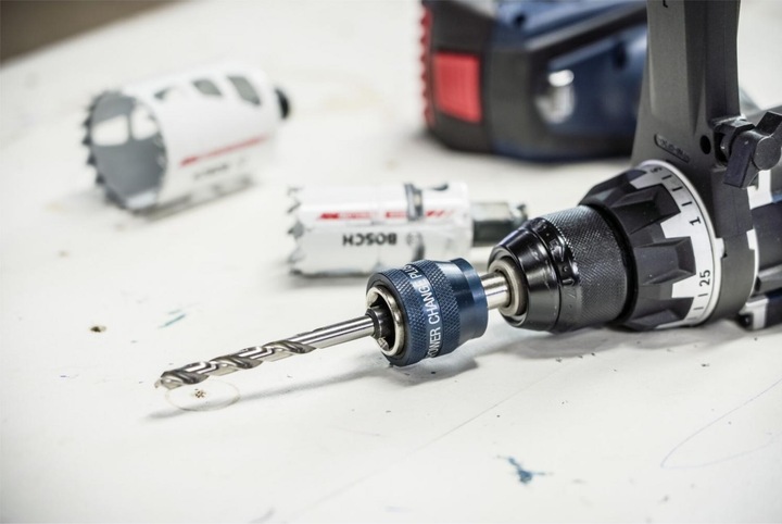 Image du produit Bosch Professional Zubehör Adaptateur "Power Change" - SDS-plus - avec mèche de centrage (7.15 millimètres)