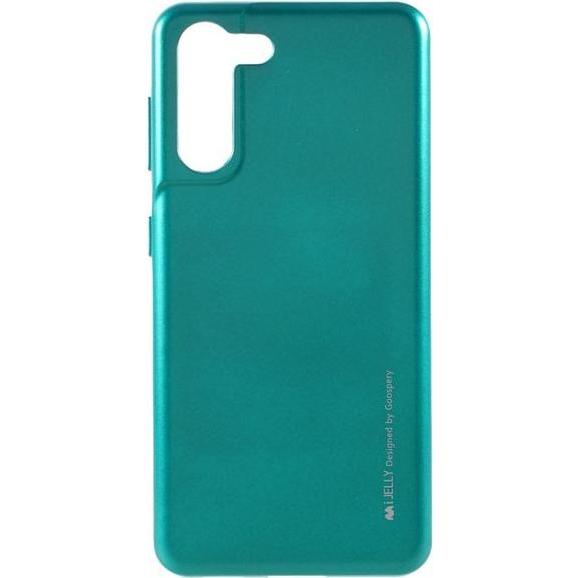 Goospery i Jelly Metal Series (Samsung Galaxy S21+), Smartphone Hülle, Grün