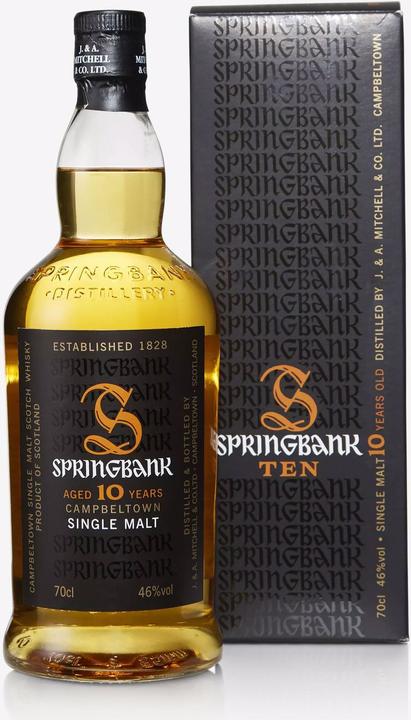 Image du produit Springbank 10 ans (Single Malt, Scotch Whisky, 1 x 70 cl)