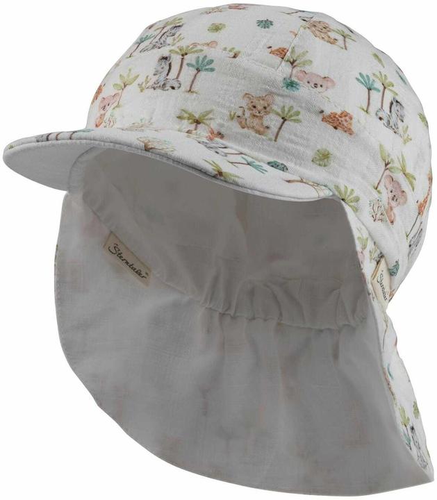 Produktbild Sterntaler Sommermütze mit Nackenschutz Tierbabys Ecru Gr. 51