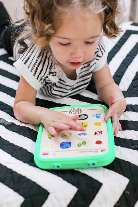 Actual product image Hape Baby Einstein Baby Learning Tablet (German, Italian, English)