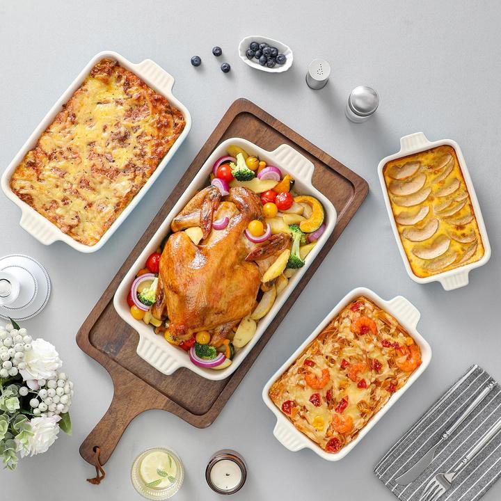 Produktbild Malacasa 4-teiliges Auflaufformen-Set
