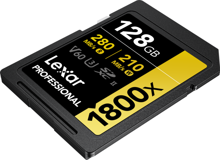 Produktbild Lexar Pro 1800x R270 SDXC (128 GB, SDXC, U3, UHS-II)