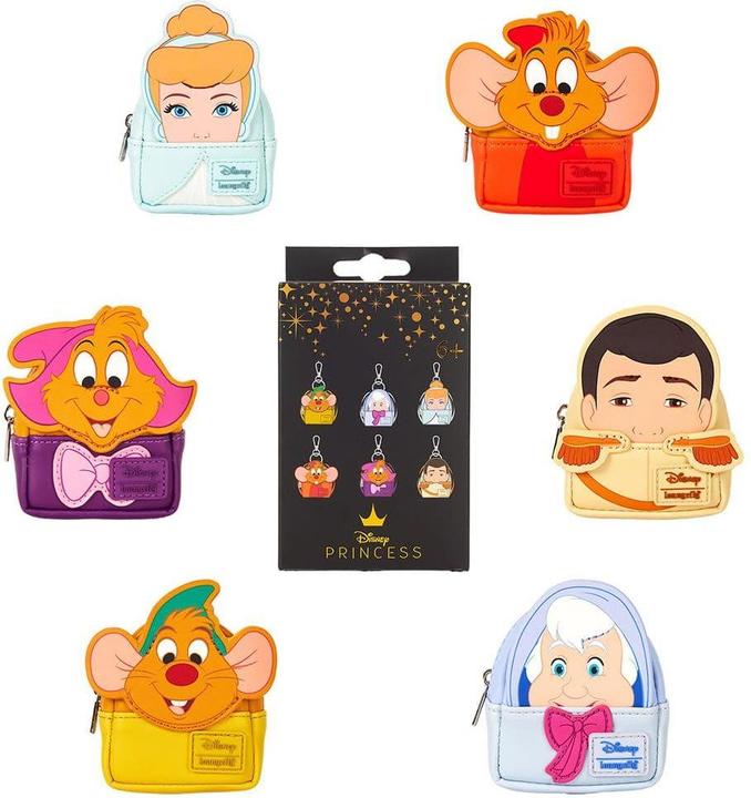 Image du produit Loungefly Disney Cinderella 75th Anniversary Mystery Mini Backpack Bag Charm
