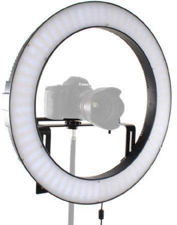 Productafbeelding Falcon Eyes Bi-Colour LED Ring Lamp Dimbaar DVR-512DVC op 230V (Staafarmatuur)