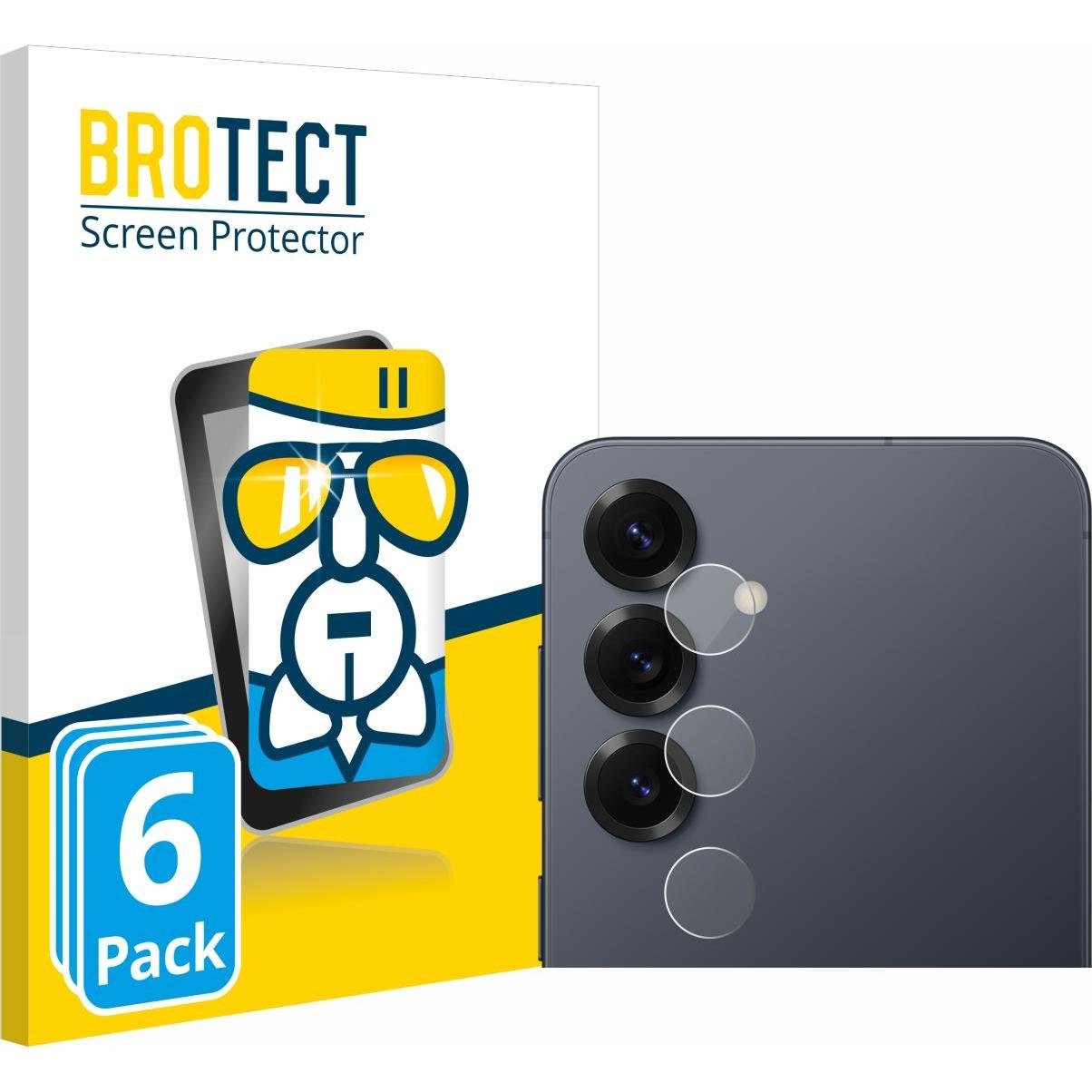 BROTECT Schutzglas Schutzfolie Displayschutz Display Schutz Glas Folie klar (6 Stück, Samsung Galaxy S25), Smartphone Sc...