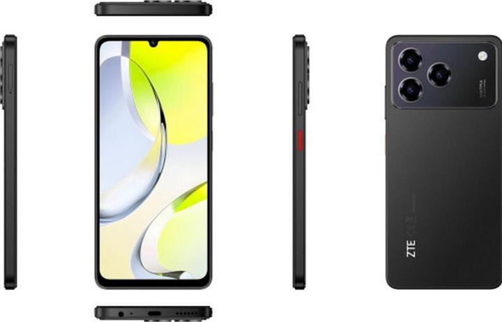 Produktbild ZTE Smartphone P615F01-BLK Octa Core 4 GB RAM 128 GB Schwarz (128 GB, Carbon Black, Schwarz, 6.75", Dual SIM, 4G)