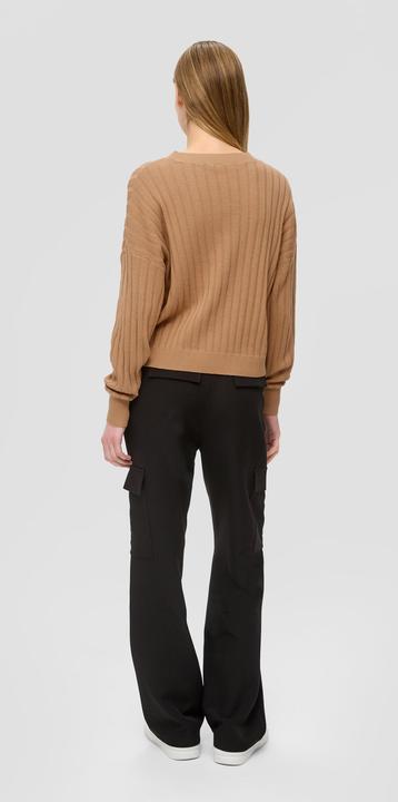 Produktbild s.Oliver Strickpullover Weicher Strickpullover aus Baumwollmix (XL)