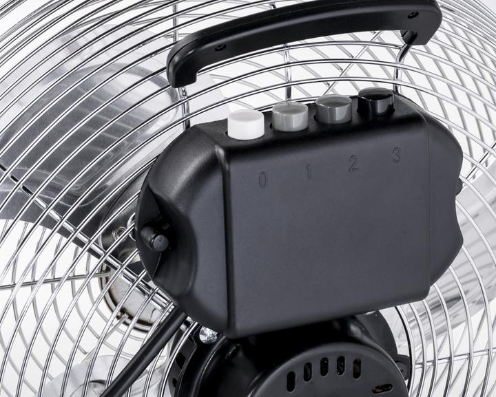 Actual product image Bestron Floor fan, retro, chrome