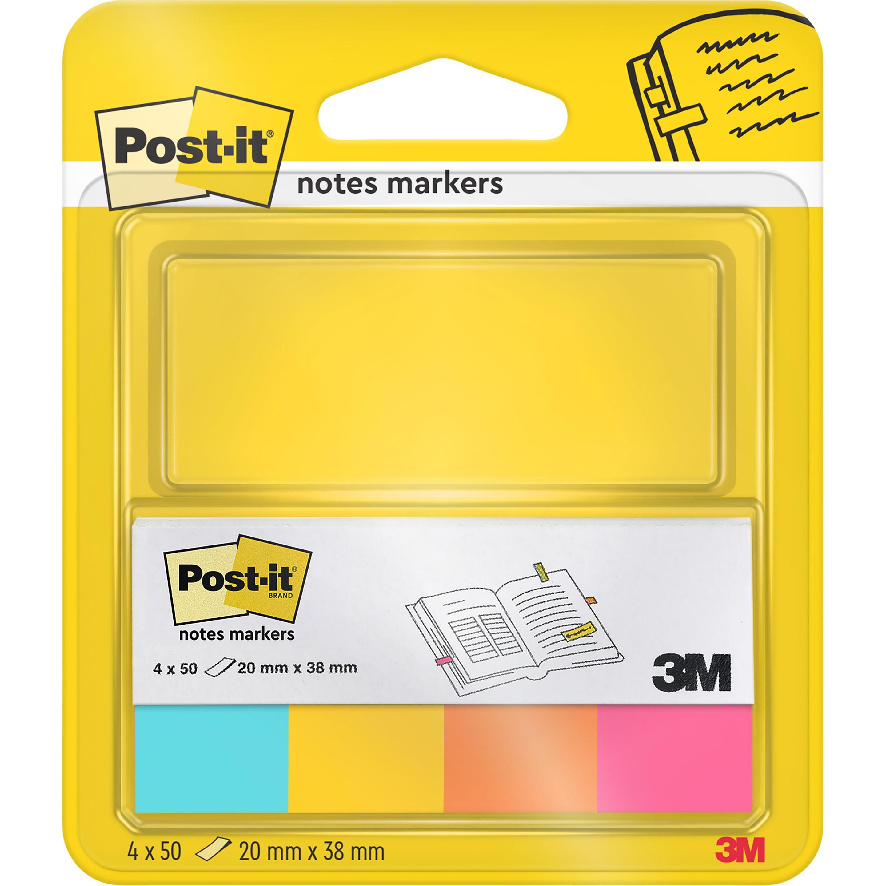 Post-it Papiermarker (20 x 38 mm) (670-4U)