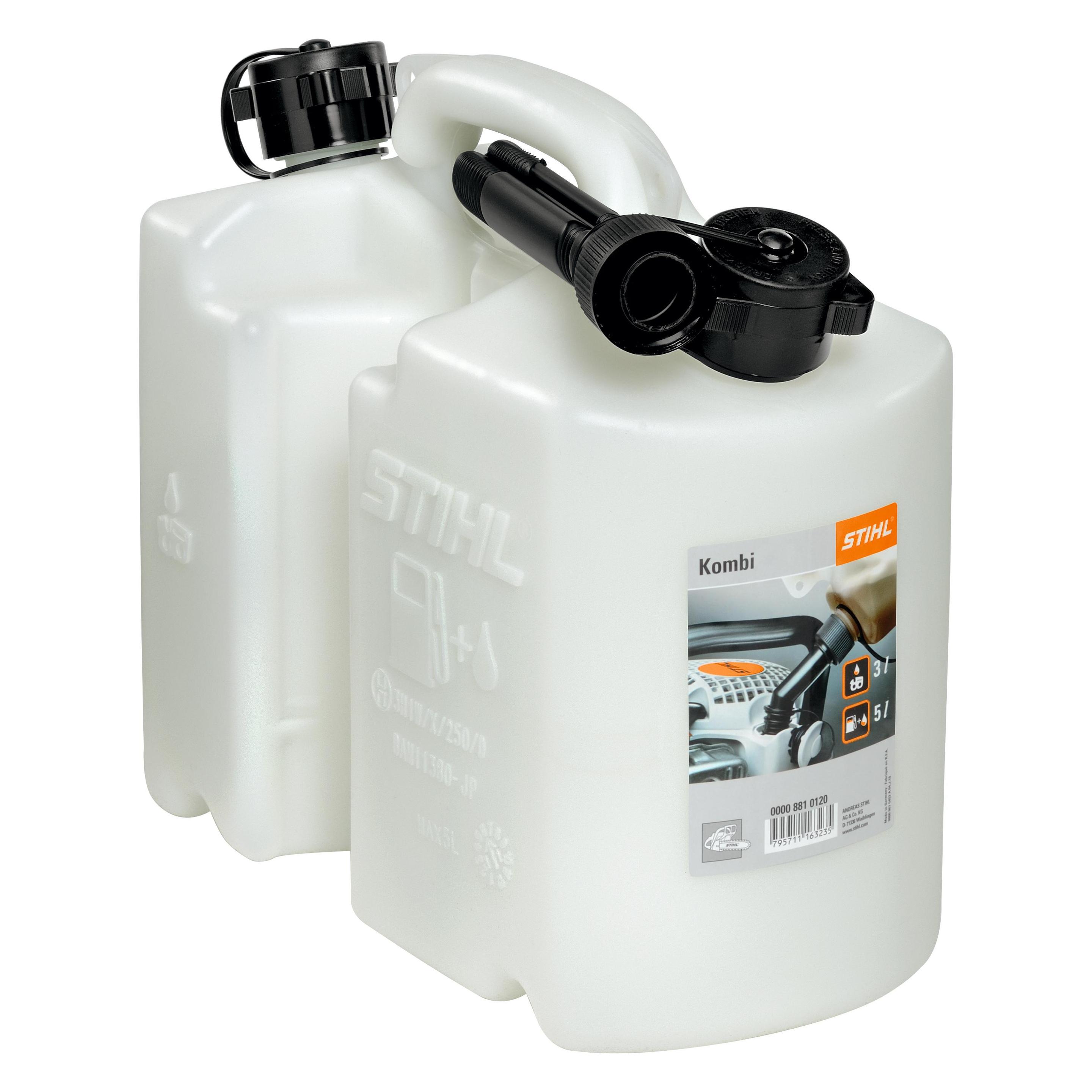 Stihl, Garage-uitrusting, 8810120 CombiCanister Voor 5L Brandstof En 3L Olie Transparant