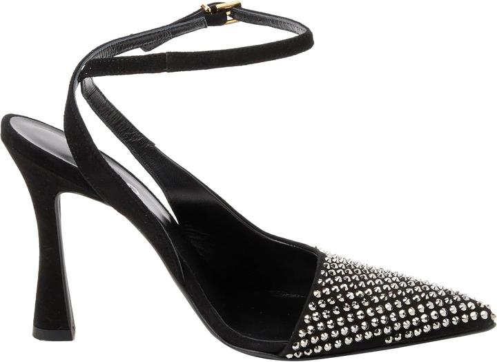 Produktbild Pinko Lisette Tacco a Spillo in Pelle Scamosciata con Strass (38)